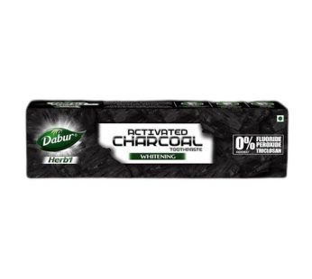 1+2 Dabur herbal Activated Charcoal toothpaste 120g