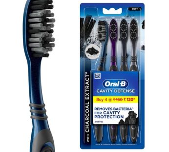 Oral B Cavity defence With Charcoal Extract 4 pack