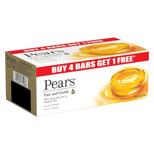 Pears pure glycerine soap 125g×5
