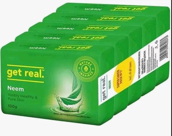 Reliance Get Real Neem Soap (4+1) 100g
