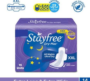 Stayfree Dry-Max All Nights XXL 14 Units