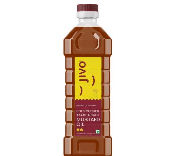 Jivo Cold Pressed kachi Ghani Mustard Oil 1 L