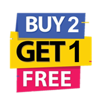 BUY 2 GET 1 FREE