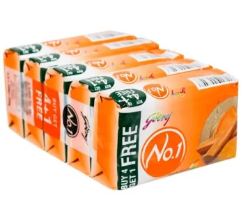 4+1 Godrej No.1 Sandal Soap (4x100g)