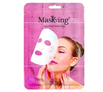 1+2 Masking Glow Facial Sheet Mask 20g